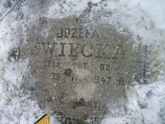 Józefa Święcka Żyrardów - Grobonet - Wyszukiwarka osób pochowanych