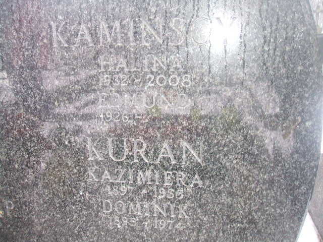 Kazimiera Kuran 1897 Żyrardów - Grobonet - Wyszukiwarka osób pochowanych