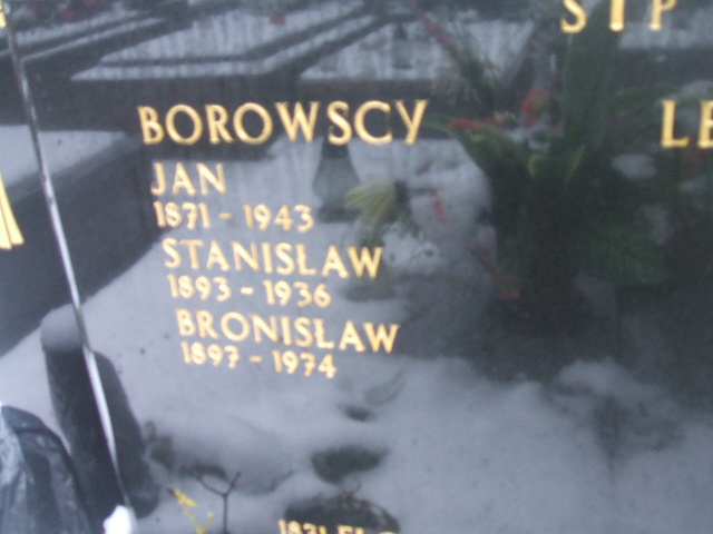 Jan Borowski 1871 Żyrardów - Grobonet - Wyszukiwarka osób pochowanych