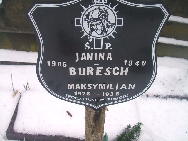 Janina Buresch 1906 Żyrardów - Grobonet - Wyszukiwarka osób pochowanych