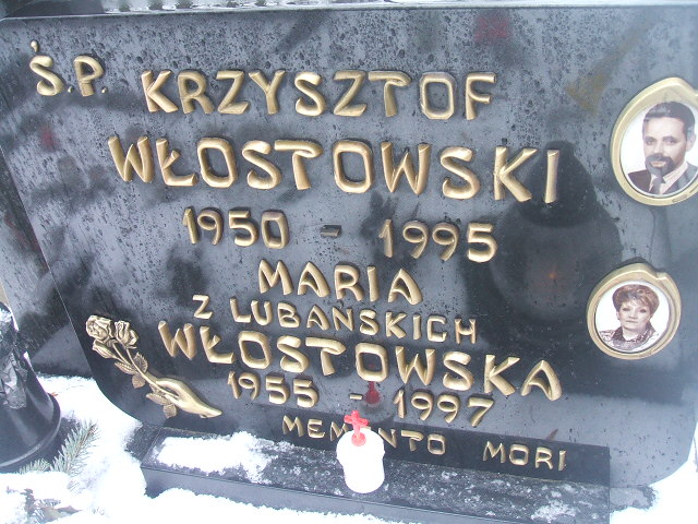 Maria Włostowska 1954 Żyrardów - Grobonet - Wyszukiwarka osób pochowanych