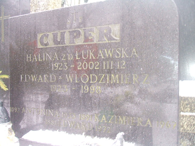 Antonina Cuper 1892 Żyrardów - Grobonet - Wyszukiwarka osób pochowanych