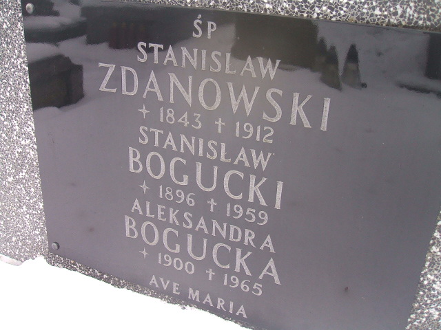 Stanisław Zdanowski 1843 Żyrardów - Grobonet - Wyszukiwarka osób pochowanych