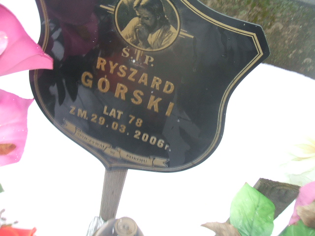 Ryszard Górski 1928 Żyrardów - Grobonet - Wyszukiwarka osób pochowanych