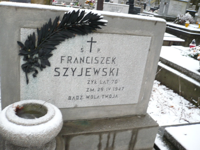 Franciszek Szyjewski Żyrardów - Grobonet - Wyszukiwarka osób pochowanych