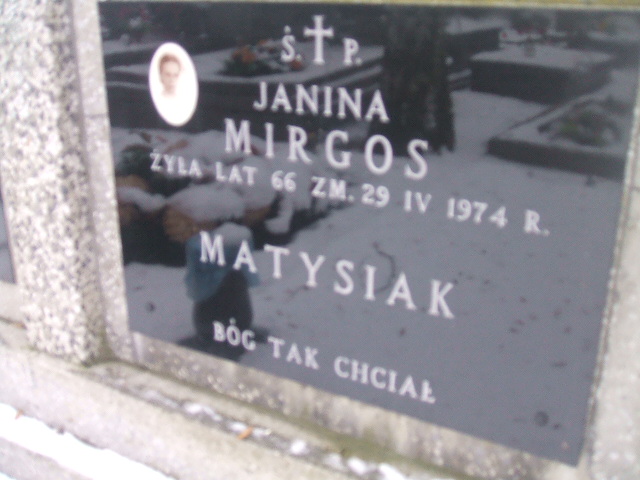 Janina Mirgos 1907 Żyrardów - Grobonet - Wyszukiwarka osób pochowanych