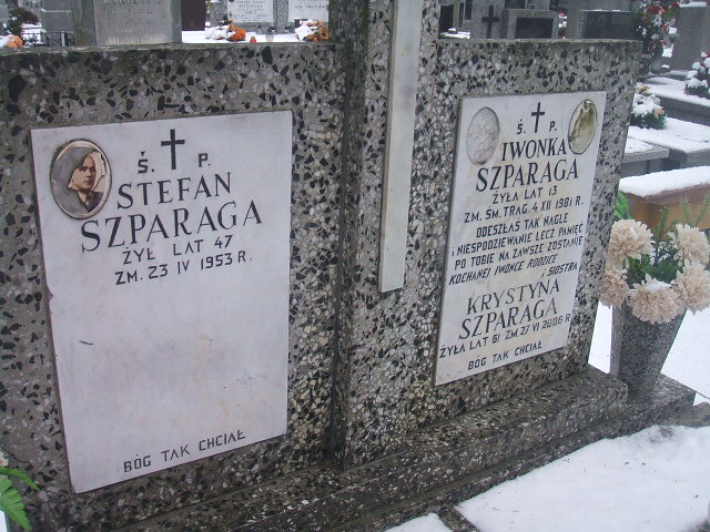 Krystyna Szparaga 1945 Żyrardów - Grobonet - Wyszukiwarka osób pochowanych