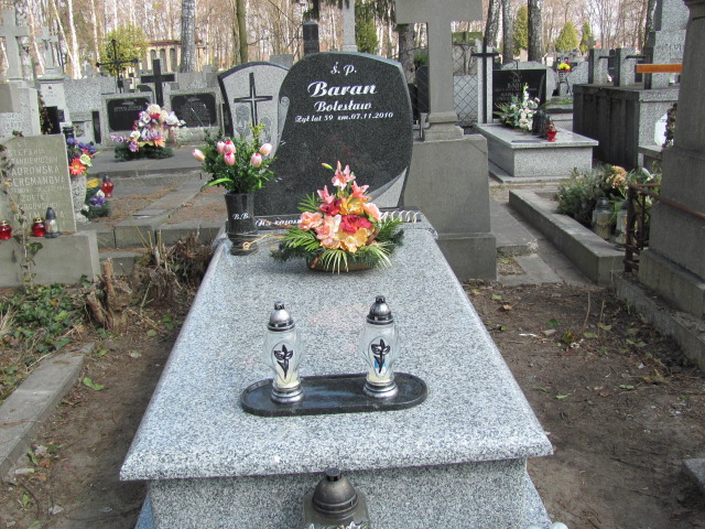 Bolesław Baran 1951 Żyrardów - Grobonet - Wyszukiwarka osób pochowanych