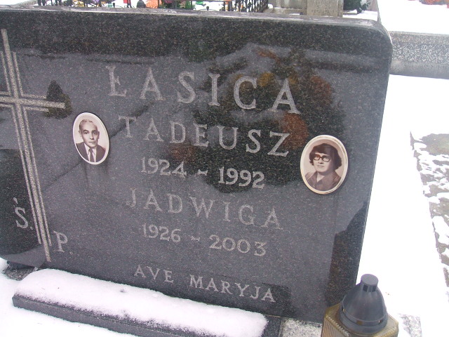 Tadeusz Łasica 1924 Żyrardów - Grobonet - Wyszukiwarka osób pochowanych