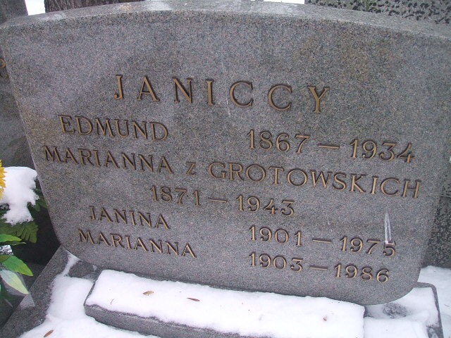 Marianna Janicka 1871 Żyrardów - Grobonet - Wyszukiwarka osób pochowanych