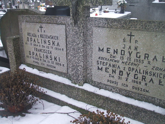 Franciszek Opaliński 1863 Żyrardów - Grobonet - Wyszukiwarka osób pochowanych