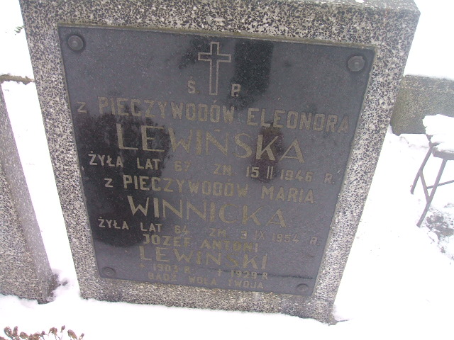 Józef Antoni Lewiński 1903 Żyrardów - Grobonet - Wyszukiwarka osób pochowanych