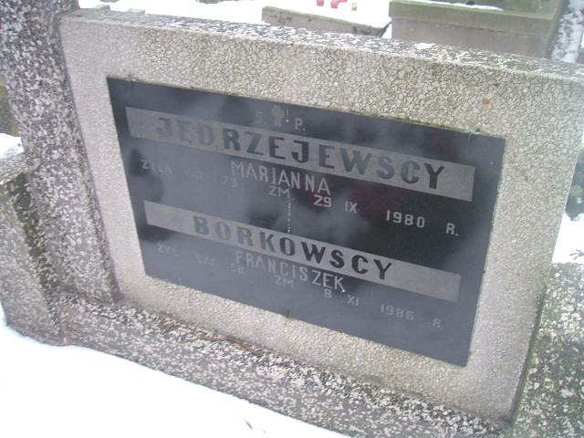 Franciszek Borkowski 1928 Żyrardów - Grobonet - Wyszukiwarka osób pochowanych