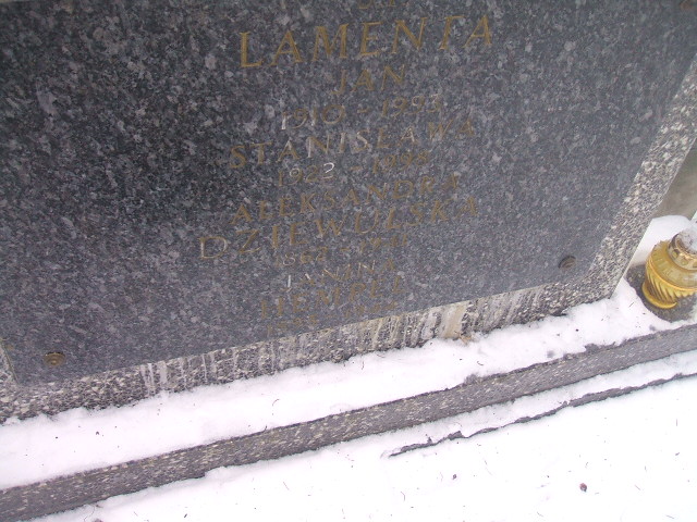 Aleksandra Dziewulska 1862 Żyrardów - Grobonet - Wyszukiwarka osób pochowanych