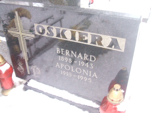 Bernard Oskiera 1898 Żyrardów - Grobonet - Wyszukiwarka osób pochowanych