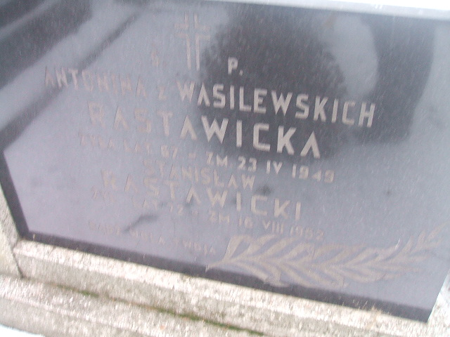 Stanisław Rastawicki Żyrardów - Grobonet - Wyszukiwarka osób pochowanych