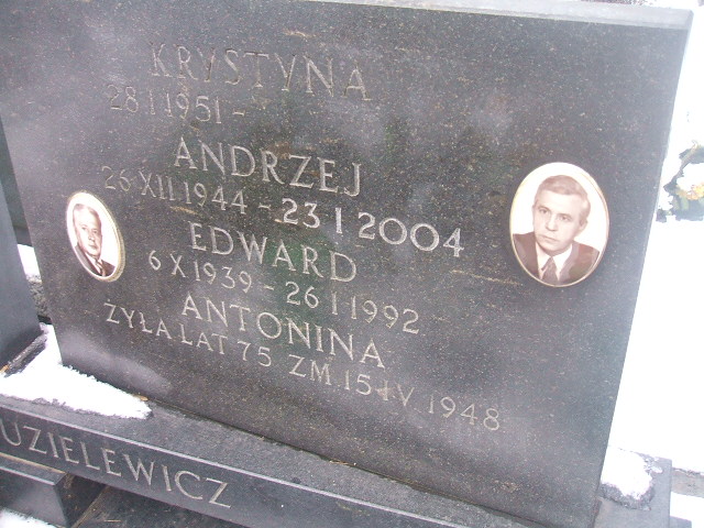 Edward Gruzielewicz 1939 Żyrardów - Grobonet - Wyszukiwarka osób pochowanych