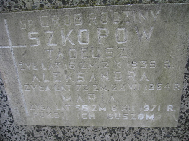 Maria Szkop Żyrardów - Grobonet - Wyszukiwarka osób pochowanych