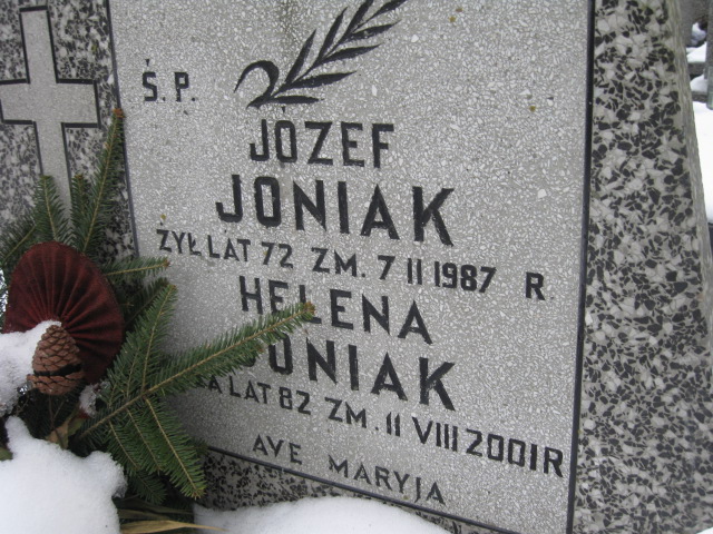 Helena Joniak 1919 Żyrardów - Grobonet - Wyszukiwarka osób pochowanych
