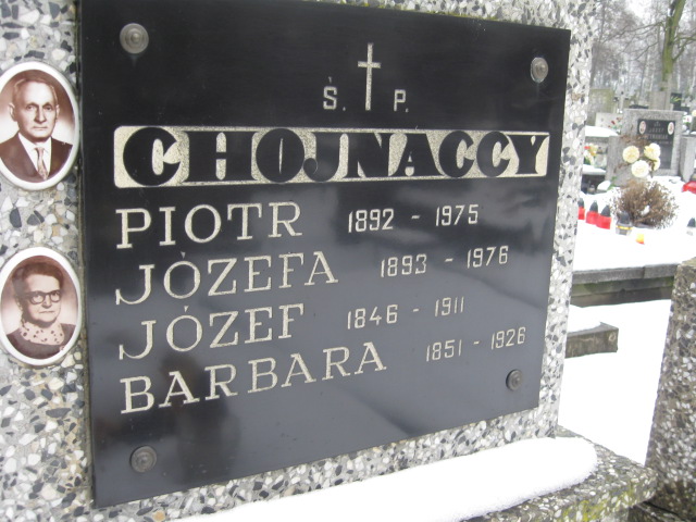 Józef Chojnacki 1846 Żyrardów - Grobonet - Wyszukiwarka osób pochowanych