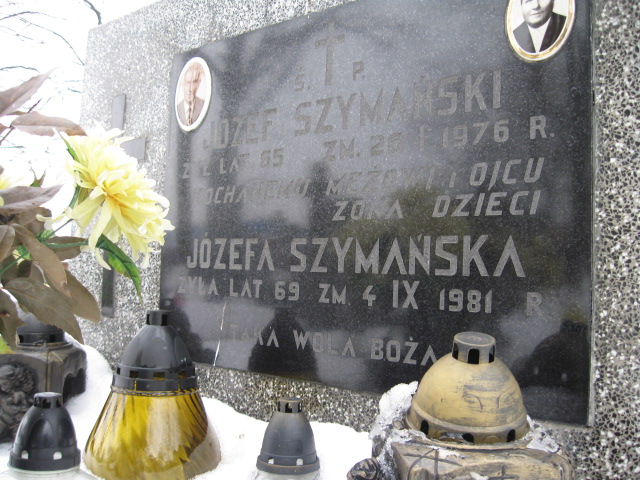 Józef Szymański 1909 Żyrardów - Grobonet - Wyszukiwarka osób pochowanych