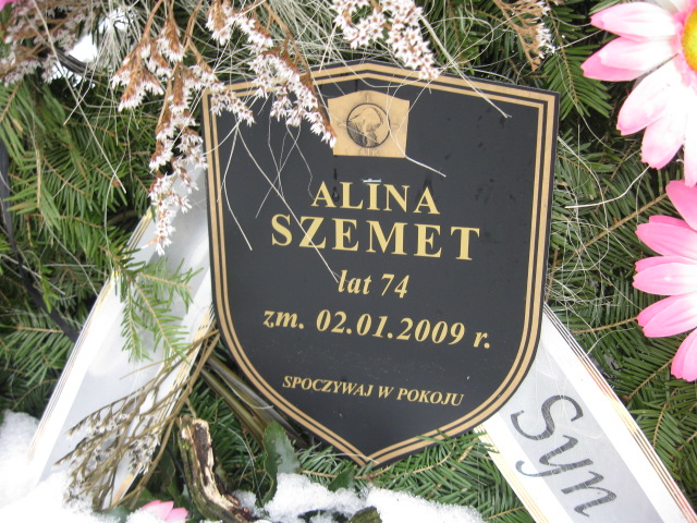 Alina Szemet 1934 Żyrardów - Grobonet - Wyszukiwarka osób pochowanych