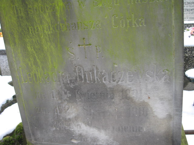 Leokadia Dukaczewska 1891 Żyrardów - Grobonet - Wyszukiwarka osób pochowanych