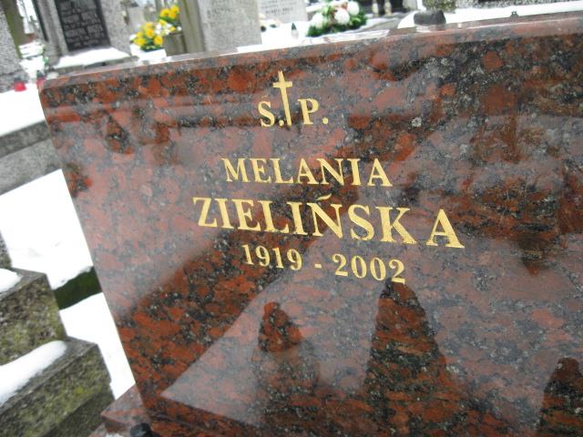 Melania Zielińska 1919 Żyrardów - Grobonet - Wyszukiwarka osób pochowanych