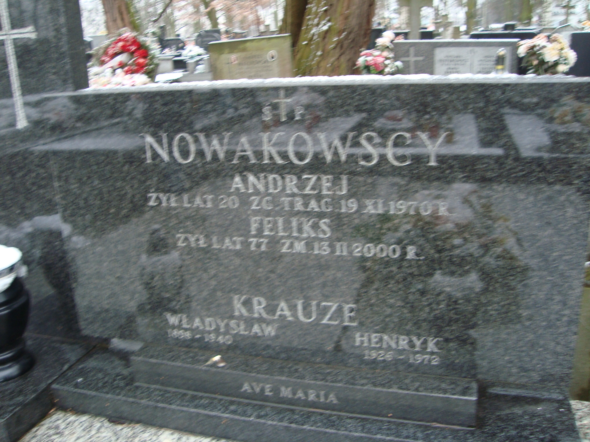 Władysław Krauze 1898 Żyrardów - Grobonet - Wyszukiwarka osób pochowanych