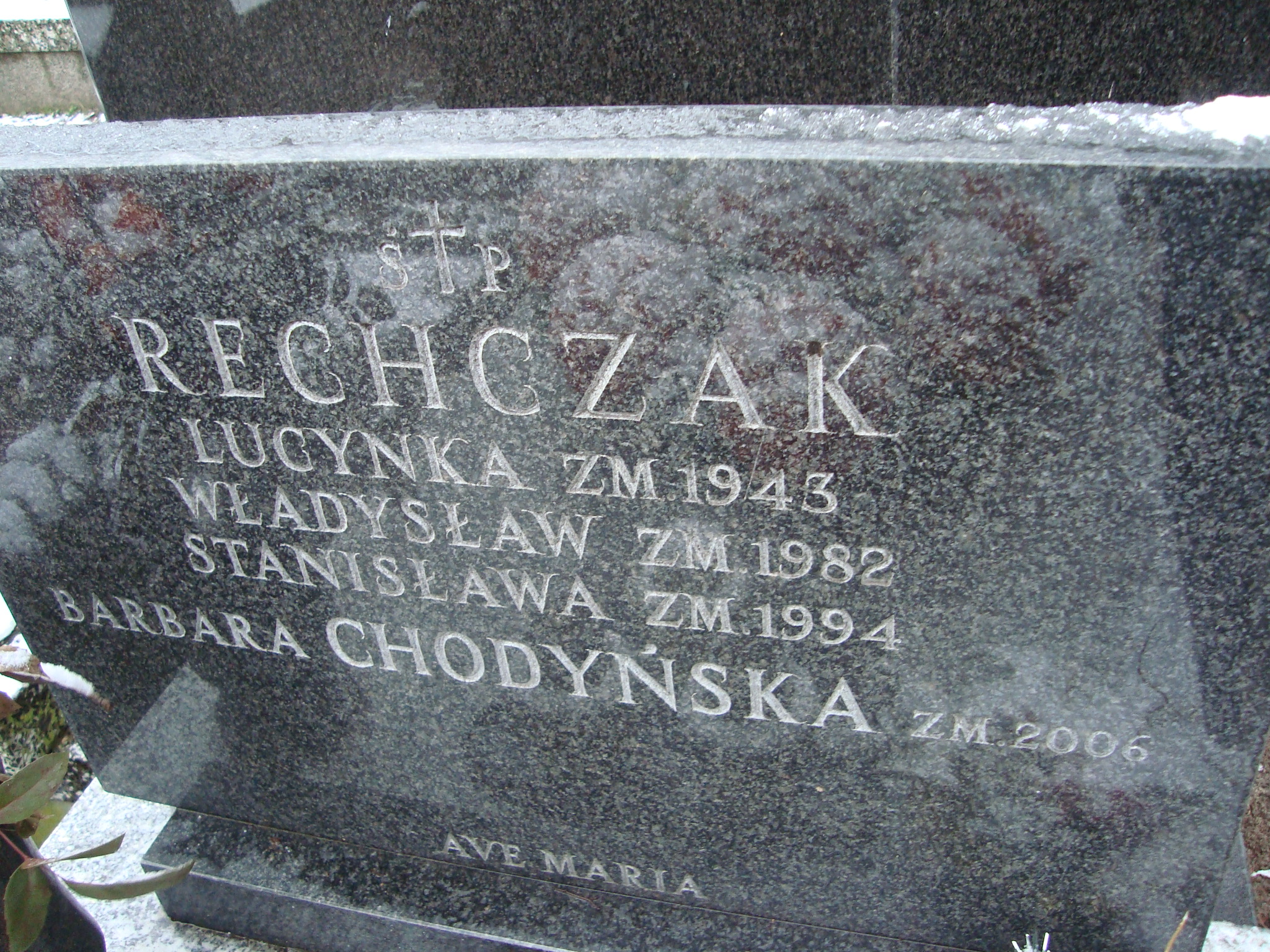 Stanisława Rechczak 1910 Żyrardów - Grobonet - Wyszukiwarka osób pochowanych