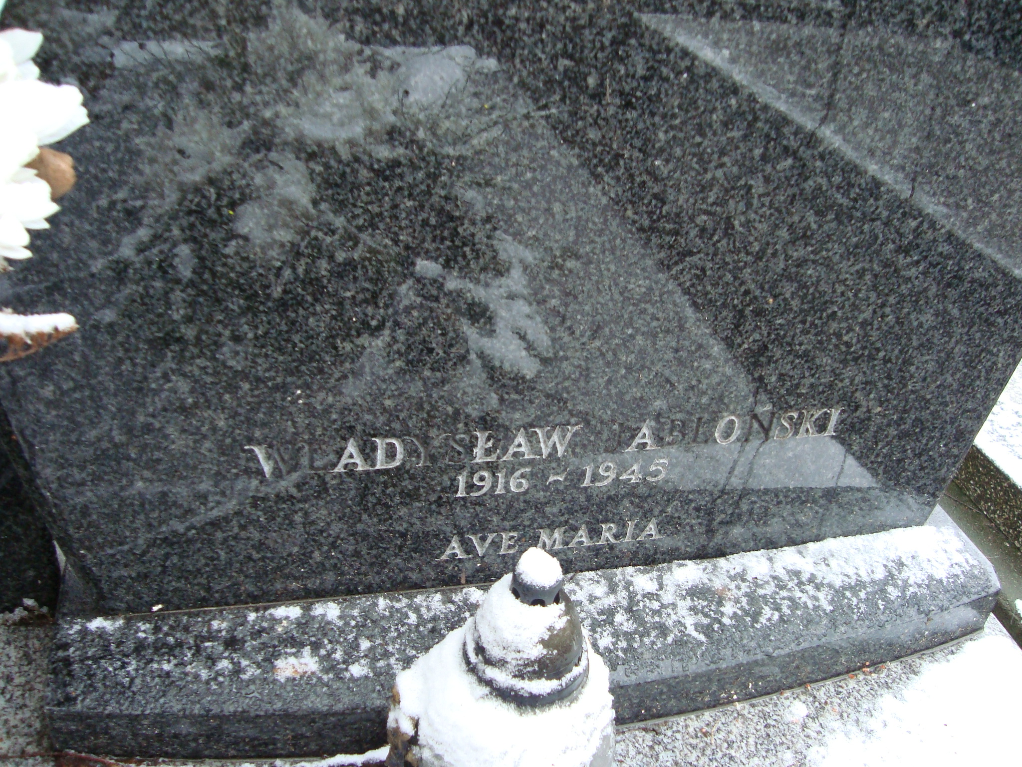 Władysław Jabłoński 1916 Żyrardów - Grobonet - Wyszukiwarka osób pochowanych