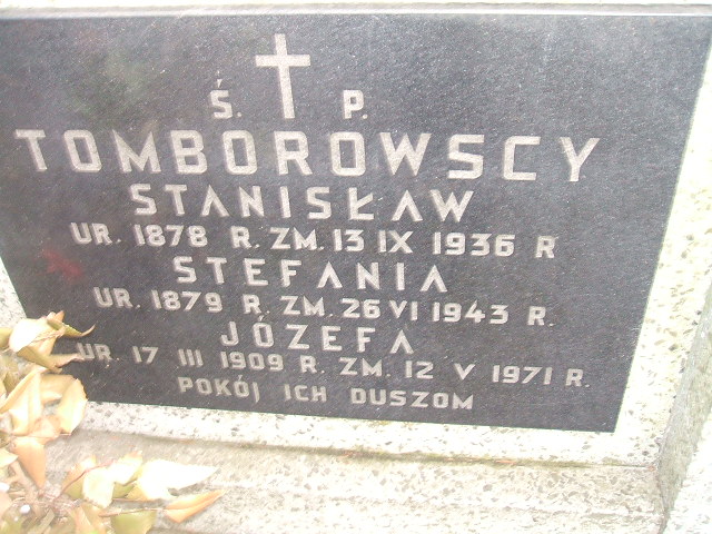 Stanisław Tomborowski 1878 Żyrardów - Grobonet - Wyszukiwarka osób pochowanych