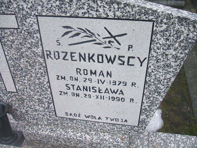 Roman Rozenkowski 1902 Żyrardów - Grobonet - Wyszukiwarka osób pochowanych