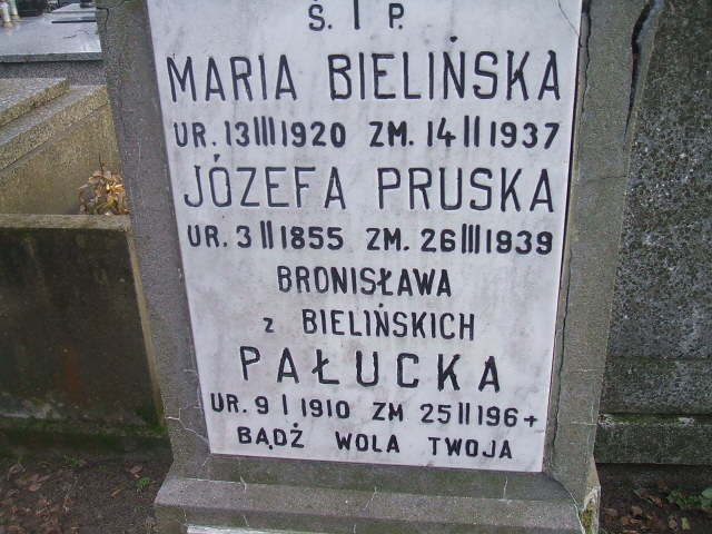 Józefa Pruska 1855 Żyrardów - Grobonet - Wyszukiwarka osób pochowanych