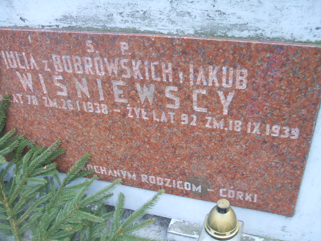 Julia Wiśniewska Żyrardów - Grobonet - Wyszukiwarka osób pochowanych