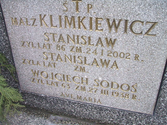 Stanisław Klimkiewicz 1916 Żyrardów - Grobonet - Wyszukiwarka osób pochowanych