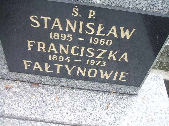 Franciszka Fałtyn 1894 Żyrardów - Grobonet - Wyszukiwarka osób pochowanych