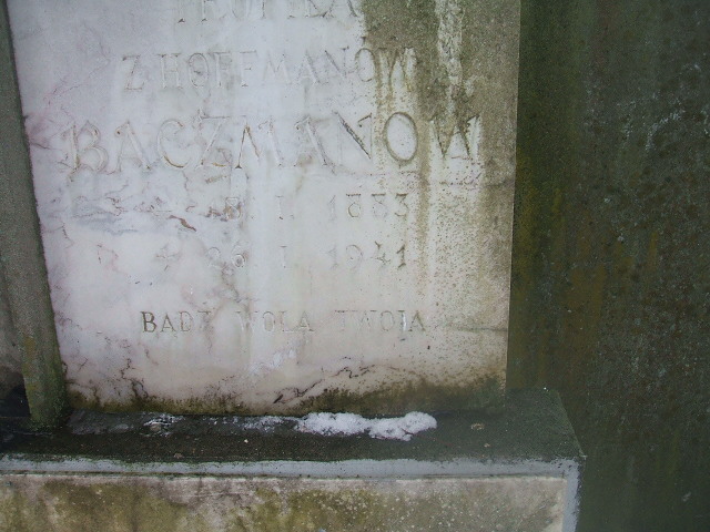 Józefa Baczman 1833 Żyrardów - Grobonet - Wyszukiwarka osób pochowanych