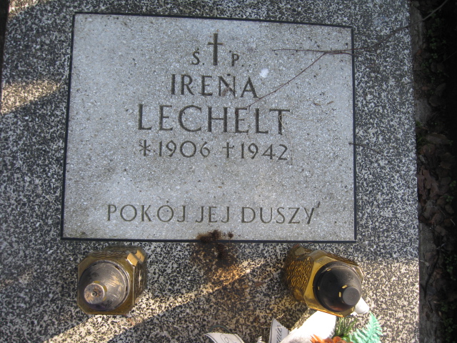 Irena Lechelt 1906 Żyrardów - Grobonet - Wyszukiwarka osób pochowanych