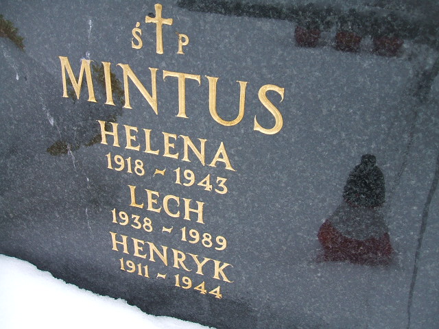 Henryk Mintus 1911 Żyrardów - Grobonet - Wyszukiwarka osób pochowanych