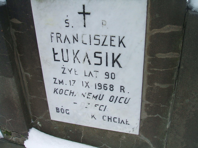 Franciszek Łukasik 1877 Żyrardów - Grobonet - Wyszukiwarka osób pochowanych