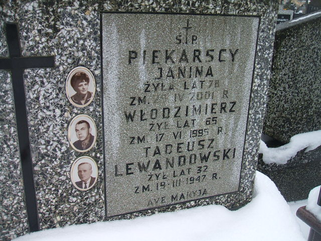 Janina Piekarska 1923 Żyrardów - Grobonet - Wyszukiwarka osób pochowanych