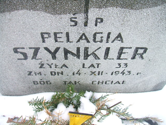 Pelagia Szynkler Żyrardów - Grobonet - Wyszukiwarka osób pochowanych