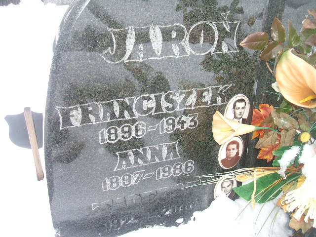 Franciszek Jaroń 1896 Żyrardów - Grobonet - Wyszukiwarka osób pochowanych