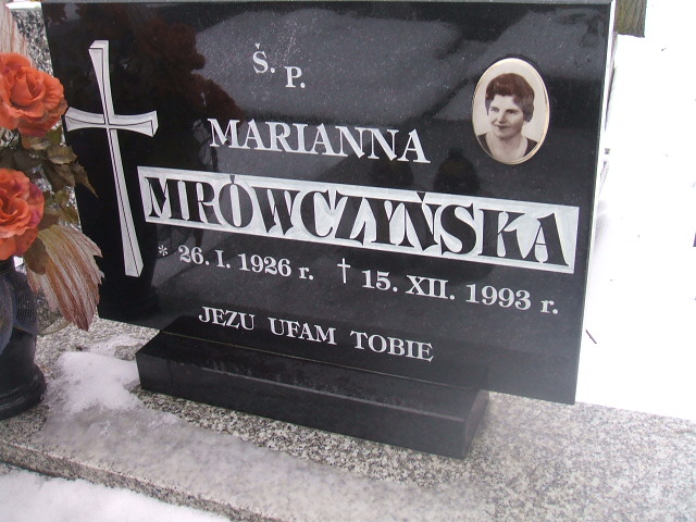 Marianna Mrówczyńska 1926 Żyrardów - Grobonet - Wyszukiwarka osób pochowanych