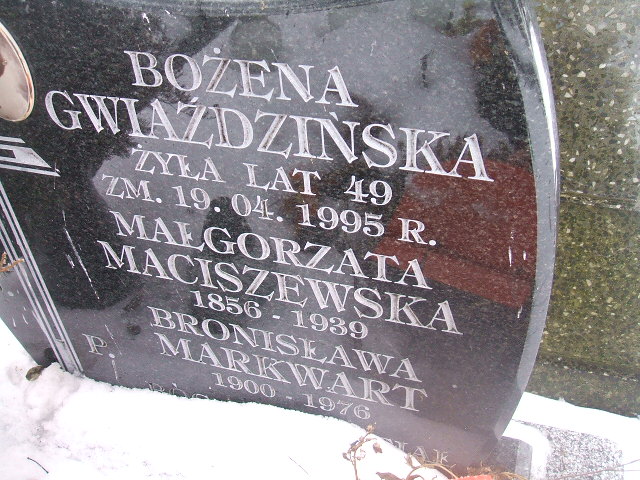 Małgorzata Maciszewska 1856 Żyrardów - Grobonet - Wyszukiwarka osób pochowanych