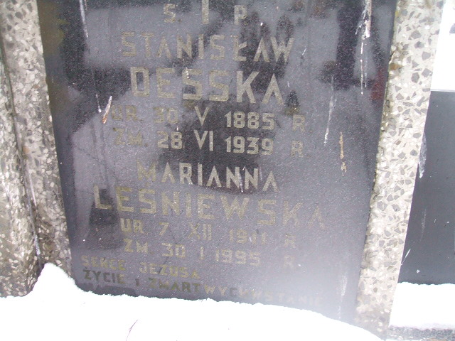 Stanisław Desska 1885 Żyrardów - Grobonet - Wyszukiwarka osób pochowanych