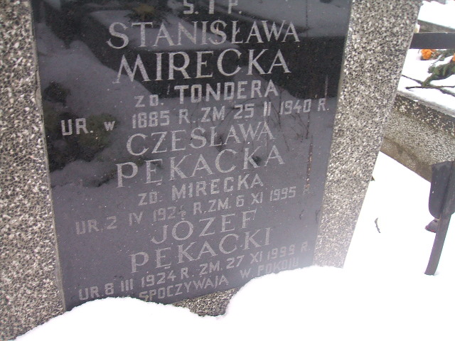 Stanisława Mirecka 1885 Żyrardów - Grobonet - Wyszukiwarka osób pochowanych