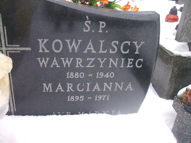 Wawrzyniec Kowalski 1880 Żyrardów - Grobonet - Wyszukiwarka osób pochowanych