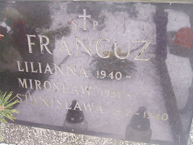 Stanisława Francuz 1912 Żyrardów - Grobonet - Wyszukiwarka osób pochowanych